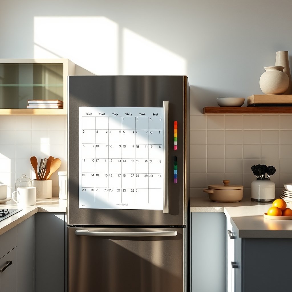 magnetic calendar product view