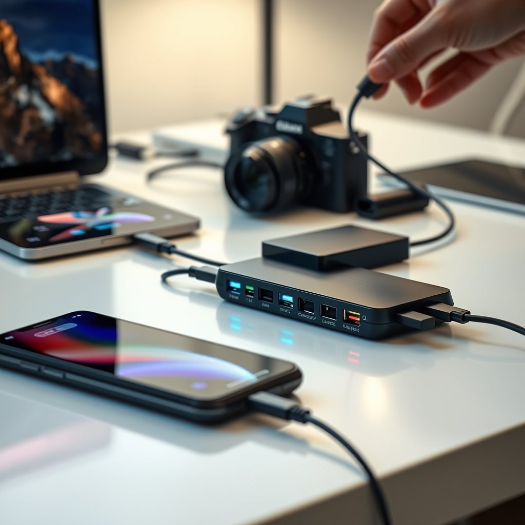 Usb Hub: 7 Ultimate Solutions For Best Connectivity In 2026 3 usb hub in action